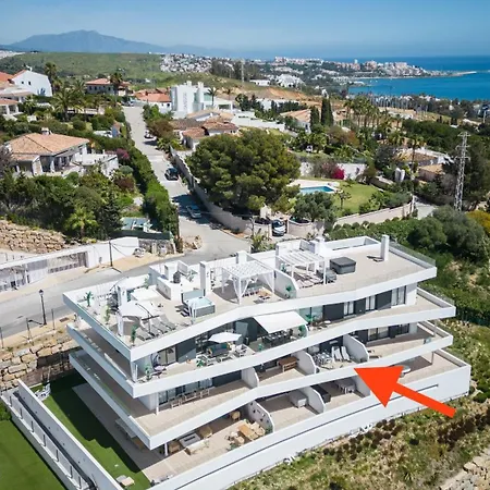 One80 Residences New Modern With Amazing Sea View To Gibraltar & Africa شقة
