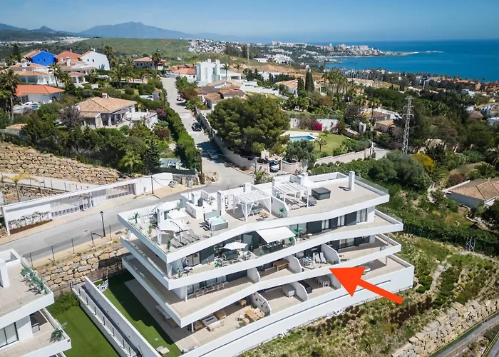 One80 Residences New Modern With Amazing Sea View To Gibraltar & Africa Appartement